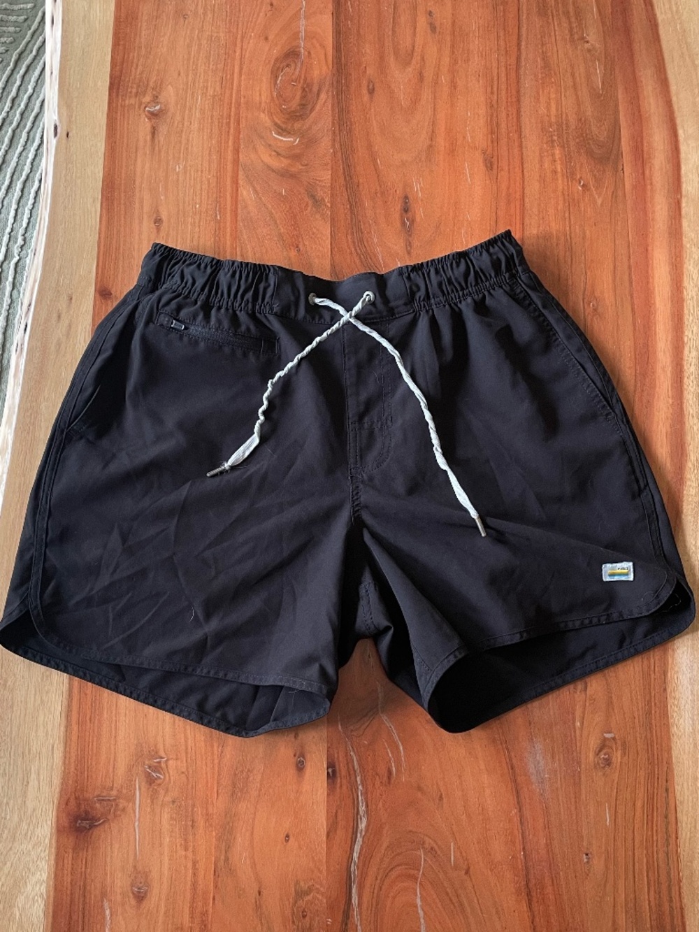 Mens Vuori Unlined Kore Shorts Black  5" Inseam